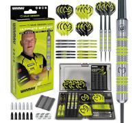 WINMAU Michael Van Gerwen Steel & Soft Tip Darts Set - Dual Format Darts for