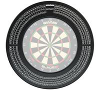 WINMAU Outshot Design Dart Board Surround Ring - Black - Durable Backboard Wall Protector for Dartboards - Professional Darts Accessories