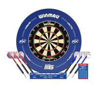 WINMAU | PDC Blade 6 Dart Board Surround Ring Set | Includes Darts Set