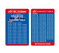 Winmau PDC Checkout Table