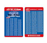WINMAU PDC Darts Checkout Table