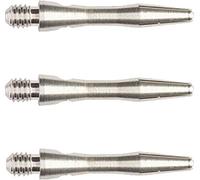 WINMAU Plain Aluminium Extra Short Dart Stems - 1 set per pack (3 shafts in total)