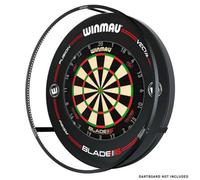 Winmau Plasma Dartboard Light Bundle - Black 360 Light With Black Pro-Line Surround - Professional Darts Accessories