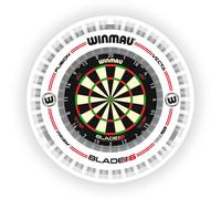 Winmau Plasma Ice Dartboard Light & Grey/White Pro-Line Surround Set One size
