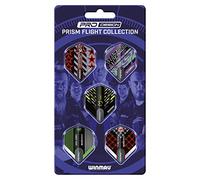WINMAU - Players Dart Flight Collection - Dart Flights 5 Sets Per Pack (15 in Total) Extra Thick 100 Micron - Standard Shape Darts Flights - Professional Darts Accessories