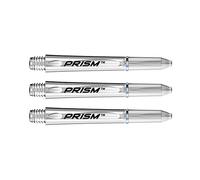WINMAU Prism 1.0 Clear Short Polycarbonate Dart Stems - 1 set per pack (3 shafts in total)