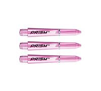 WINMAU Prism 1.0 Pink Ex Polycarbonate Short Dart Stems - 1 set per pack (3 shafts in total)