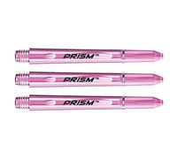 WINMAU Prism 1.0 Pink Medium Polycarbonate Dart Stems - 1 set per pack (3 shafts in total)