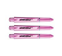 WINMAU Prism 1.0 Pink Short Polycarbonate Dart Stems - 1 set per pack (3 shafts in total)