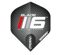 WINMAU Prism Alpha Blade 6 Design Dart Fights - 1 set per pack (3 flights in total) (Logo)
