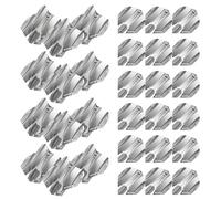 WINMAU Prism Aplha White and Black Extra Thick Dart Flights - 10 sets per pack (30 dart flights in total)