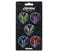 WINMAU - Prism Delta Dart Flight Collection - Dart Flights 5 Sets Per Pack (15 in Total) Extra Thick 100 Micron - Standard Shape Darts Flights - Professional Darts Accessories