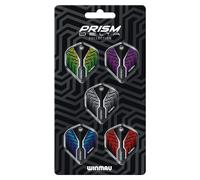 WINMAU Prism Delta Dart Flight Collection Dart Flights 5 Sets Per Pack 15 in Total Extra Thick 100 Micron Standard Shape Darts Flights Professio