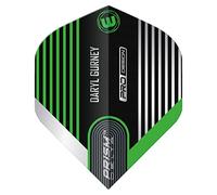 WINMAU Prism Delta Daryl Gurney Black & Green Dart Flights - 1 set per pack (3 flights in total)
