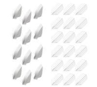 WINMAU Prism Delta Design Extra Thick Dart Flights - 10 sets per pack (30 dart flights in total) (White Slim)