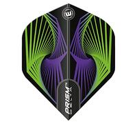 WINMAU Prism Delta Spiral Green & Blue Dart Flights - 1 set per pack (3 flights in total)