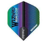 WINMAU Prism Delta Wizard Rainbow Dart Flights - 1 set per pack (3 flights in total)