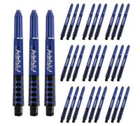 WINMAU Prism Force Blue Medium Polycarbonate Dart Stems (Shafts) - 10 sets per pack (30 dart stems in total)