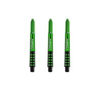 Winmau Prism Force Dart Shafts, Force Grip Zone Stems, Short 36mm, Green