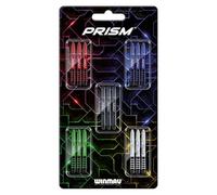 WINMAU - Prism Force Dart Stems Collection - Dart Shafts 5 Sets Per Pack (15 in Total) - Medium Darts Shafts - Professional Darts Accessories - Contains Red, Purple, Blue, Green & White