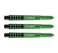 WINMAU Prism Force Green Medium Polycarbonate Dart Stems - 1 set per pack (3 shafts in total)