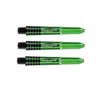 WINMAU Prism Force Green Short Polycarbonate Dart Stems - 1 set per pack (3 shafts in total)