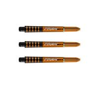WINMAU Prism Force Orange Intermediate Polycarbonate Dart Stems - 1 set per pack (3 shafts in total)