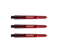 WINMAU Prism Force Red Intermediate Polycarbonate Dart Stems - 1 set per pack (3 shafts in total)