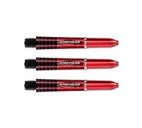 WINMAU Prism Force Red Short Polycarbonate Dart Stems - 1 set per pack (3 shafts in total)