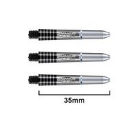 Winmau Prism Force Shafts Black/Blue/Clear Short