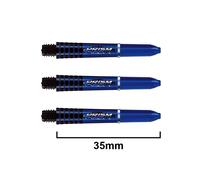 Winmau Prism Force Shafts Black/Blue/Clear Short