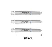 Winmau Prism Force Shafts Black/Blue/Clear Short