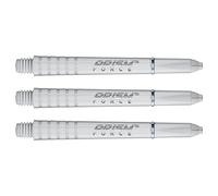 WINMAU Prism Force Solid White Short Polycarbonate Dart Stems - 1 set per pack (3 shafts in total)