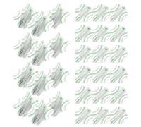 WINMAU Prism Zeta Circle Design Dart Flights - 10 sets per pack (30 dart flights in total) (Green)