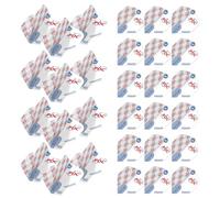 WINMAU Prism Zeta PDC Design Dart Flights - 10 sets per pack (30 dart flights in total) (White)