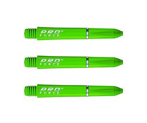 WINMAU Pro-Force Green Short Nylon Ring Grip Dart Stems - 1 set per pack (3 shafts in total)