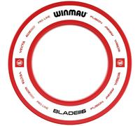 WINMAU Pro Line 2.0 Dart Board Surround Ring - Red & White - Durable Backboard Wall Protector for Dartboards - Professional Darts Accessories