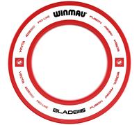 WINMAU Pro Line 2.0 Dart Board Surround Ring - Red & White - Durable Backboard Wall Protector for Dartboards - Professional Darts Accessories
