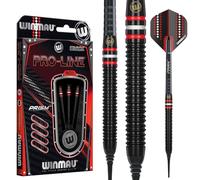 WINMAU Pro-Line Tungsten Softip Dart Set 20 gram with Prism Alpha Flights and Prism Force Shafts (Stems)