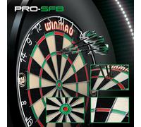 Winmau Pro SFB Bristle Dart Board - Professional Staple Free Bullseye Dartboard | Pro Winmau Dart Board for Home, Tournament or Club | Durable Bristl