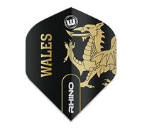 WINMAU Rhino Country Flag Design Dart Flights - 1 set per pack (3 flights per pack) (Wales)