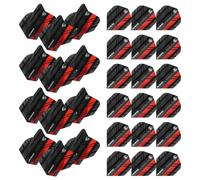 WINMAU Rhino Stripe Design Dart Flights - 10 sets per pack (30 flights per pack) (Red)