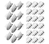 WINMAU Rhino White with Grey Stripe Dart Flights - 10 sets per pack (30 dart flights in total)