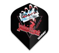 WINMAU Rock Legends Dart Flights - 1 Set Per Pack (Total 3 Dart Flights) Available in Varying Designs (Judas Priest, Blade)
