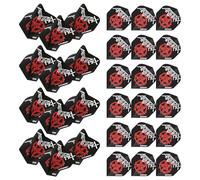 WINMAU Rock Legends Dart Flights - 10 Sets Per Pack (Total 30 Dart Flights) Available in Varying Designs (Anthrax, Logo)