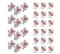 WINMAU Rock Legends Dart Flights - 10 Sets Per Pack (Total 30 Dart Flights) Available in Varying Designs (Motley Crue, Logo)