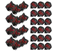 WINMAU Rock Legends Dart Flights - 10 Sets Per Pack (Total 30 Dart Flights) Available in Varying Designs (Slayer, Black Eagle)
