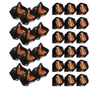 WINMAU Rock Legends Dart Flights - 10 Sets Per Pack (Total 30 Dart Flights) Available in Varying Designs (Judas Priest, Flaming Logo)