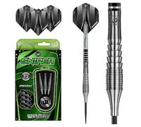 WINMAU Sniper 23 Gram Professional Tungsten Darts with Flights and Stems (Shafts