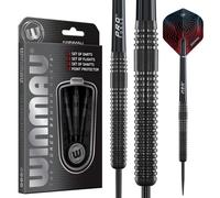 WINMAU Solaris Pro Specialist Tungsten 23 Gram Steel Tip Darts Set with Flights and Shafts (Stems)